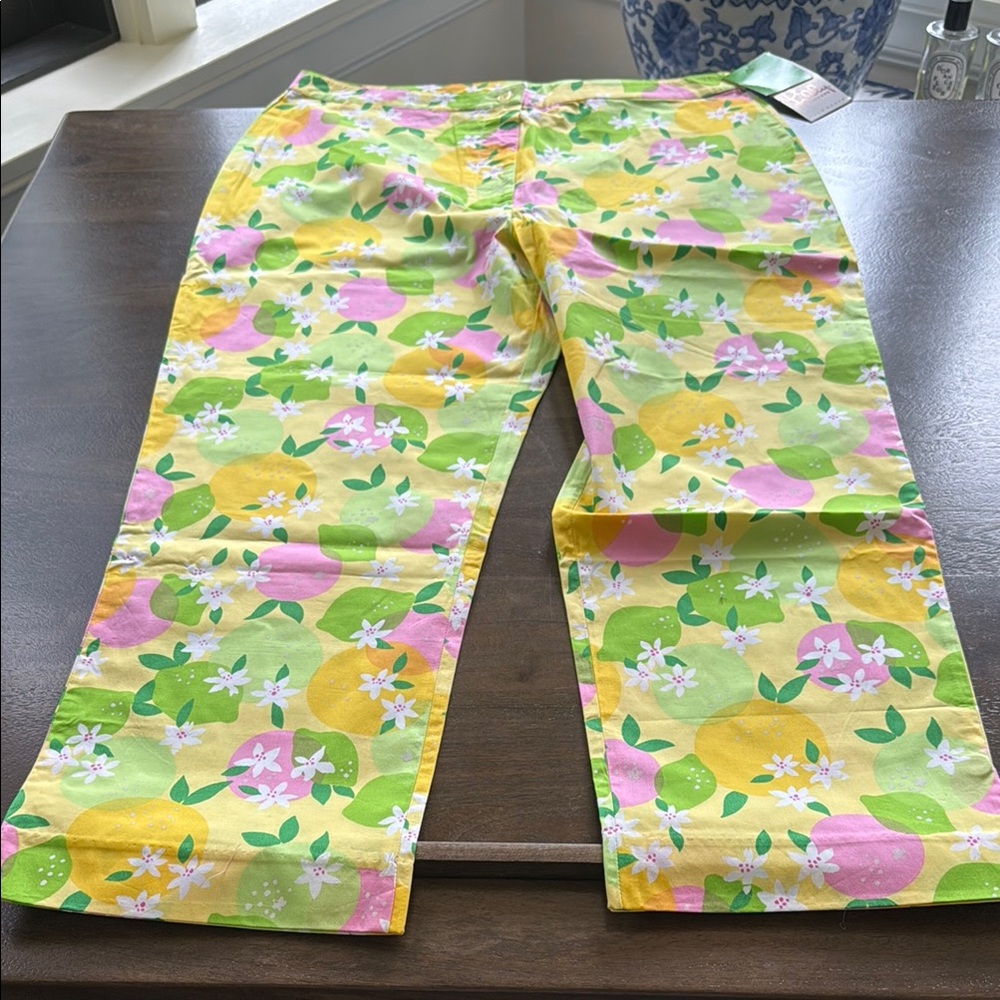 Lilly Pulitzer WHITE LABEL Lemonade Orange Blossom Sz 12